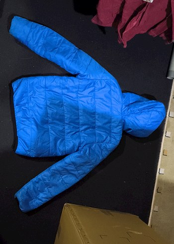 Erkek Çocuk Mavi Kapüşonlu Fermuarlı Mont - Görsel 3