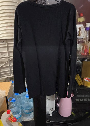 Siyah Salaş Kadın Uzun Kollu Triko - Görsel 3