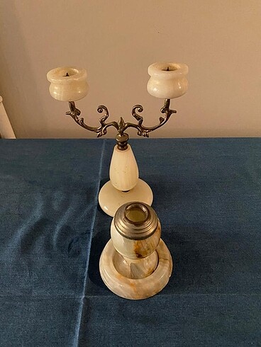 Mermer Şamdan Küllük ve Çakmaklık