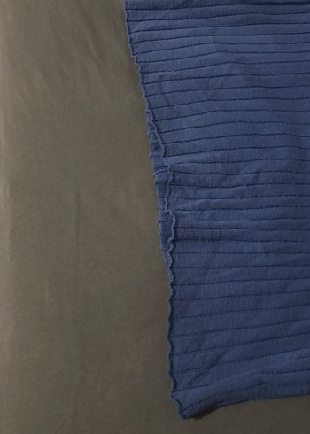 Uzun Kollu Lacivert Triko Kadın Kazak - Görsel 3