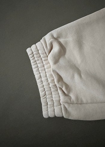 Krem Rahat Kesim Kadın Eşofman Altı - Görsel 3