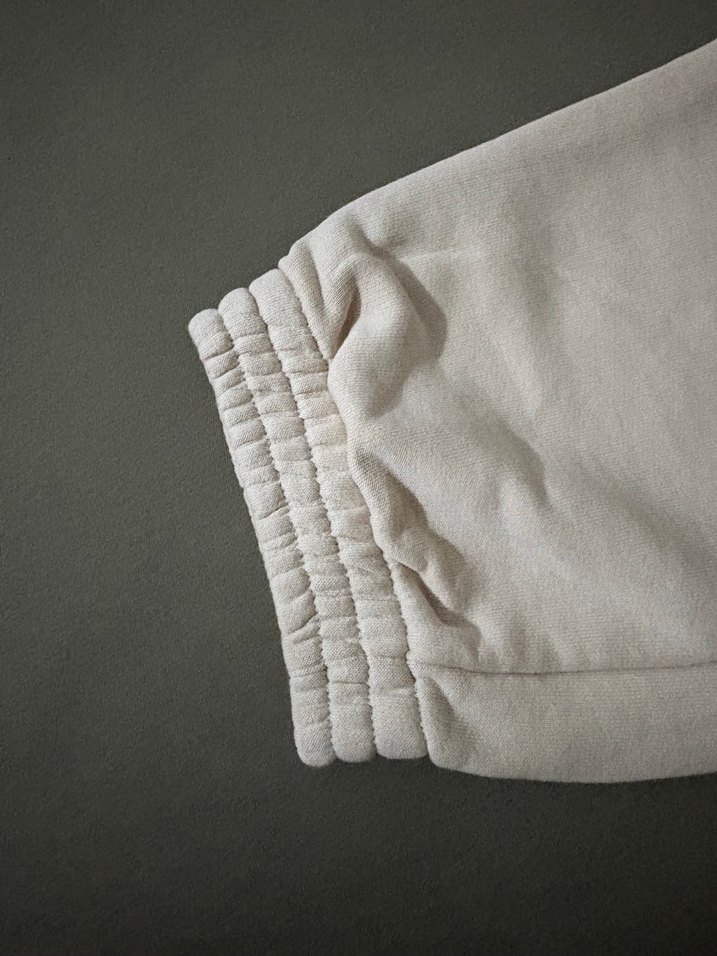 Krem Rahat Kesim Kadın Eşofman Altı - Görsel 3