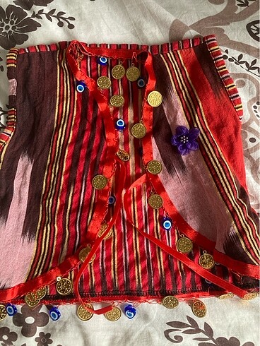 Yöresel yelek kız bebek - Görsel 2