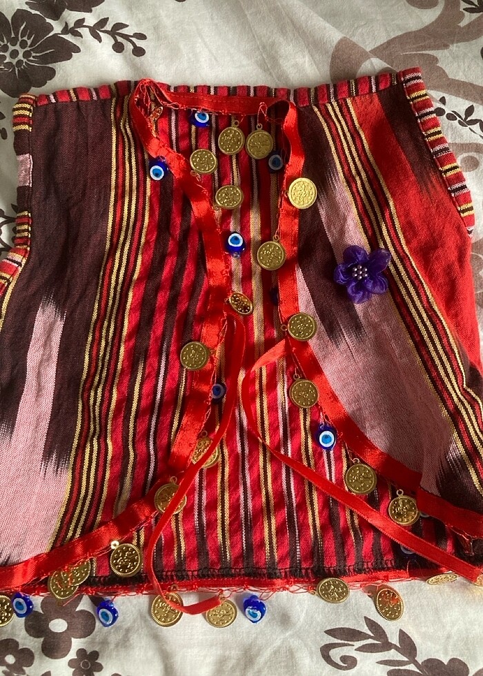 Yöresel yelek kız bebek - Görsel 2