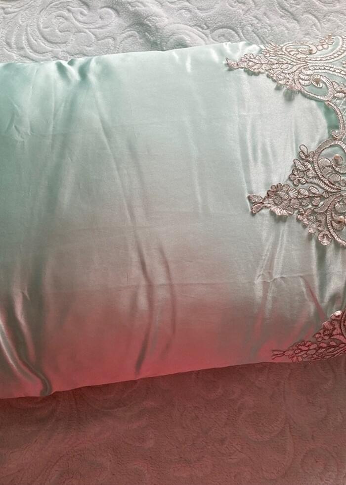 Güpürlü incili battaniye - Görsel 2