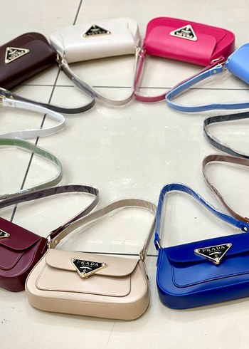 Prada Prada Yeşil Deri Kadın Çanta