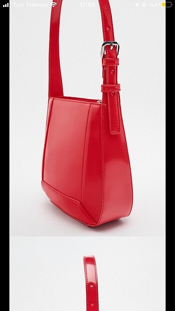 Zara Zara kırmızı çanta
