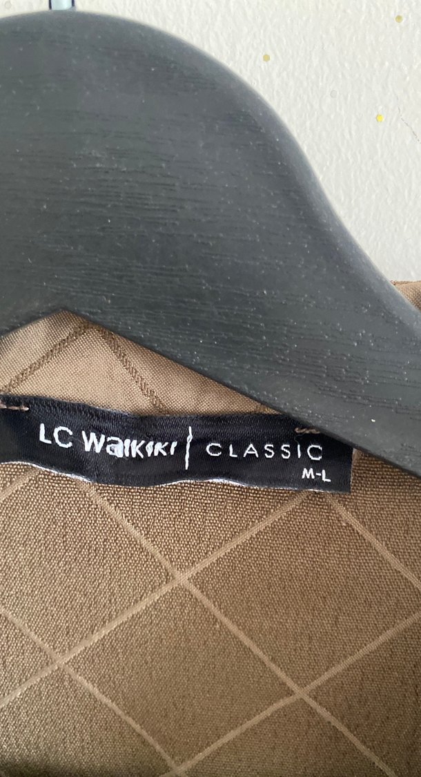 Bej Düğmeli Kolsuz Midi Yelek - Görsel 2