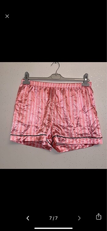 7 parça saten pijama - Görsel 6