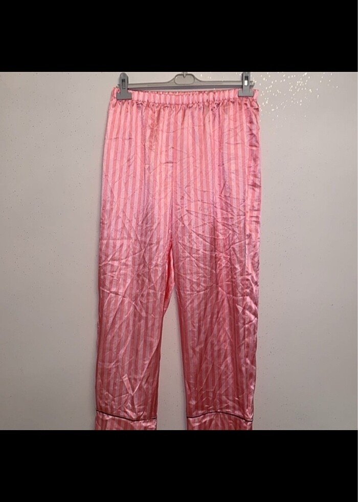 7 parça saten pijama - Görsel 5