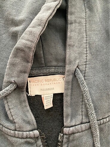 m Beden gri Renk pull and bear crop hırka
