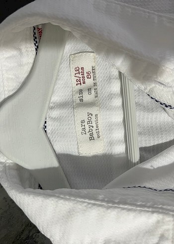 Erkek Çocuk Beyaz Keten Gömlek - Görsel 2