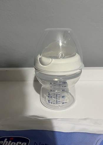 Bebek Biberonu Beyaz Yumuşak Uçlu 0 numara - Görsel 2