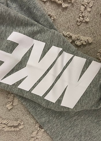 Gri Nike Spor Tayt - Görsel 7