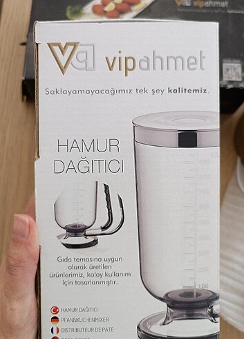 Vip Ahmet hamur dağıtıcı