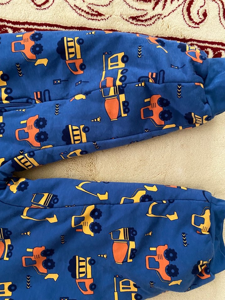 Renkli Fermuarlı Bebek Erkek Tulumu - Görsel 3