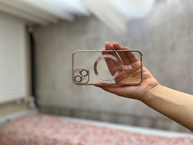 Magsafe uyumlu şeffaf kılıf