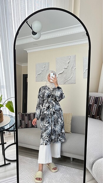 Yaprak Desen Kimono