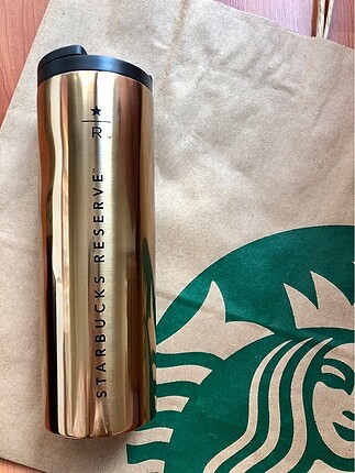 Starbucks 473 ml bronz termos