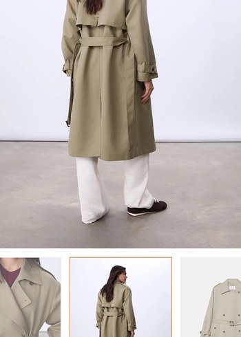 Stradivarius trençkot - Görsel 2