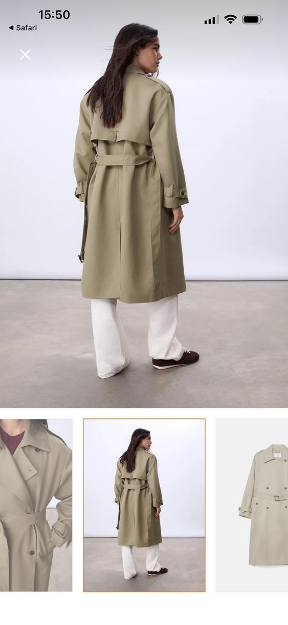 Stradivarius trençkot - Görsel 2