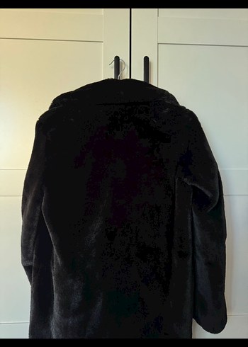 Pull and bear siyah kürk - Görsel 3
