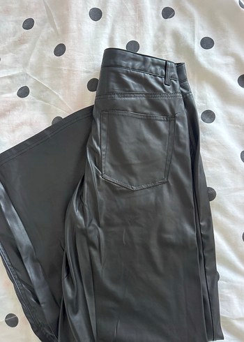 Pull and bear deri pantolon - Görsel 8