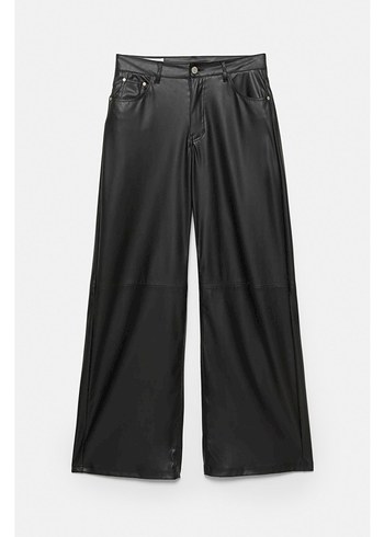 Pull and bear deri pantolon - Görsel 3