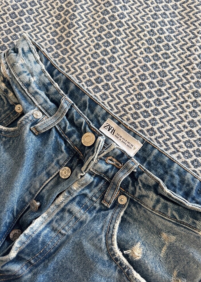 Zara kot şort - Görsel 4