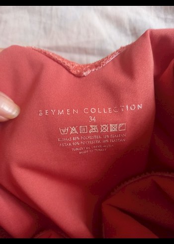 Turuncu Sırt Dekolteli Kadın Mayo - Görsel 8