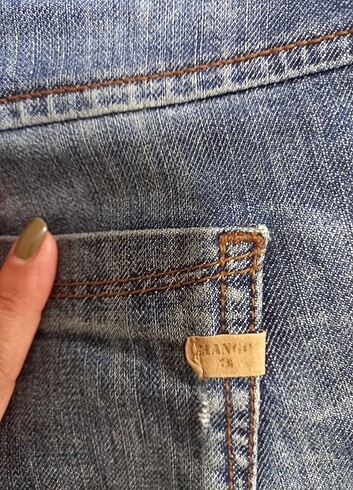xs Beden Mango Denim Şort