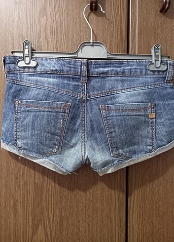 xs Beden mavi Renk Mango Denim Şort