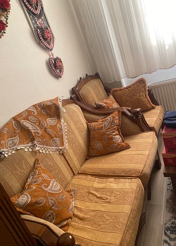 Zara Home Kahverengi Oturma Odası Koltuk Takımı