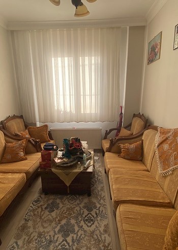 Kahverengi Oturma Odası Koltuk Takımı