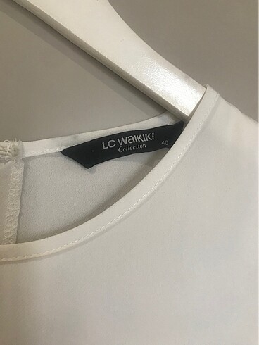 m Beden beyaz Renk LCW marka krep ince kumaş elbise yada tunik