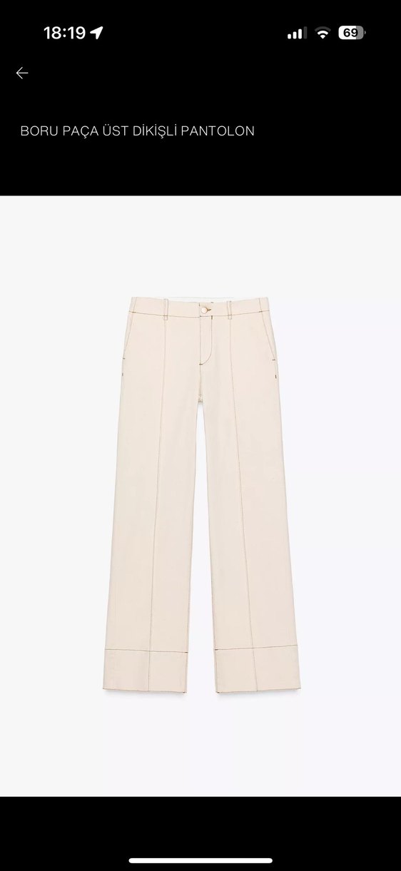 Zara yelek pantolon takım - Görsel 2