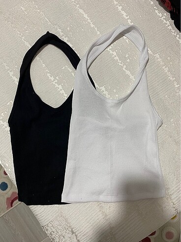 universal Beden 2li crop fitilli basic atlet