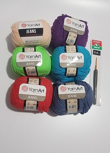 Yarnart jeans &tulip 2 mm tıg