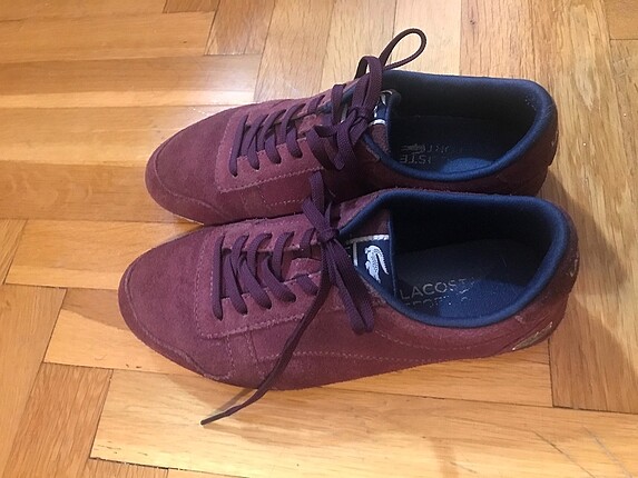 Bordo Süet Spor Ayakkabı