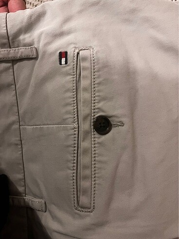 34 Beden Tommy Hilfiger Krem Rengi Pantolon