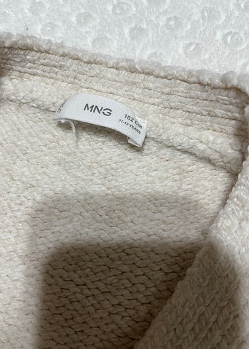 Mango Mng Ekru Pelus Triko Suveter