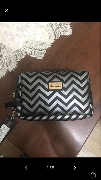 Orijinal pierre cardin makyaj çantası