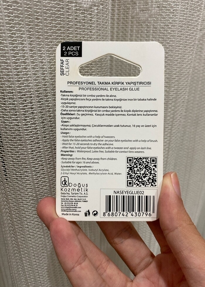 Takma kirpik yapıştırıcısı - Görsel 3