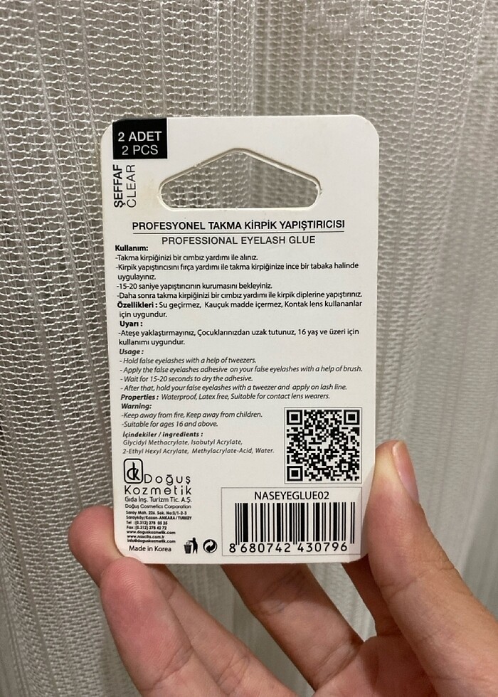 Takma kirpik yapıştırıcısı - Görsel 4