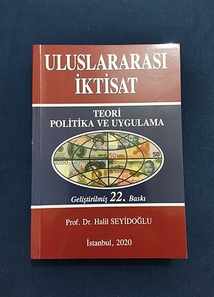 Uluslararası İktisat - Prof. Dr. Halil Seyidoğlu - 22.Baskı