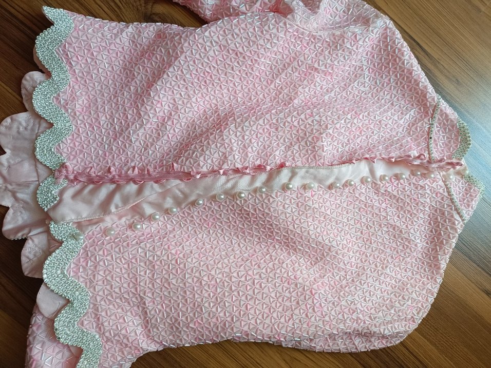 Pembe Nakışlı bluz - Görsel 5