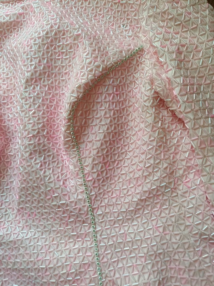 Pembe Nakışlı bluz - Görsel 3