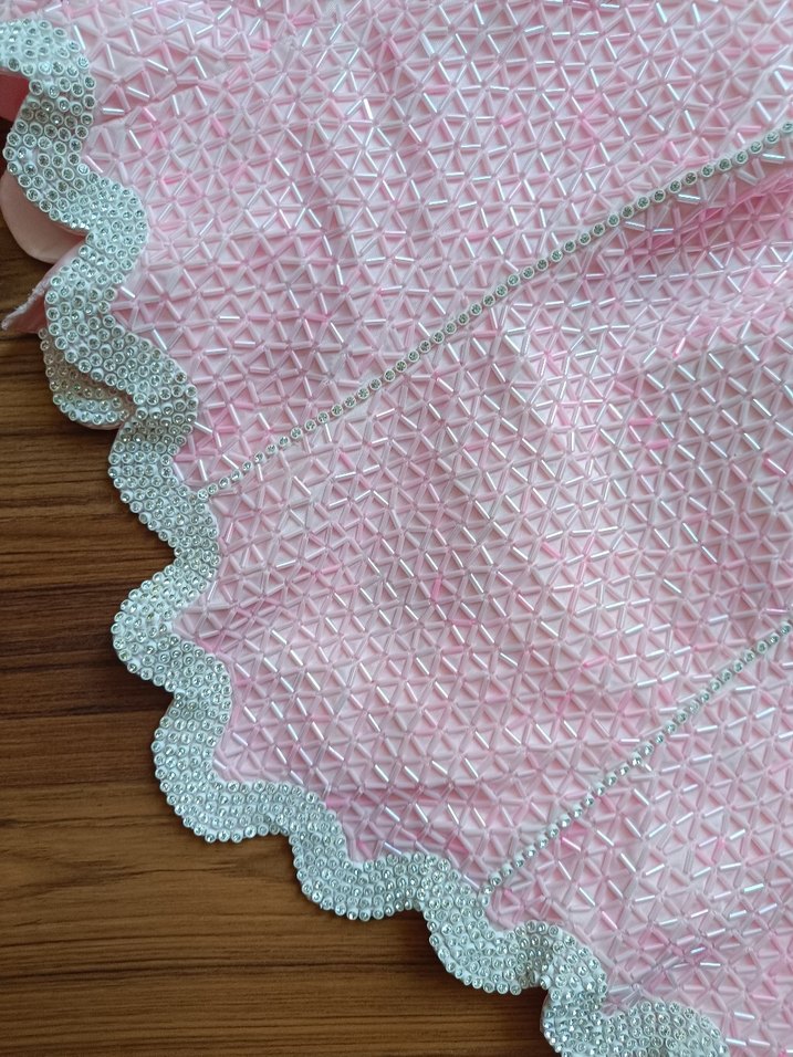 Pembe Nakışlı bluz - Görsel 4