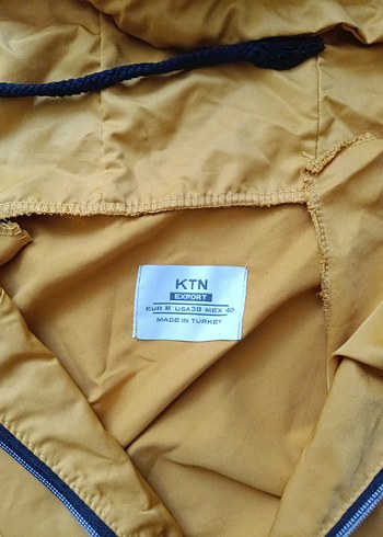 Sarı Kapüşonlu Fermuarlı Mini Ceket - Görsel 2