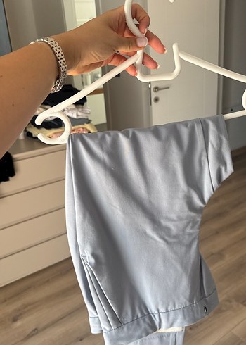40 Beden mavi Renk Mavi blazer takım